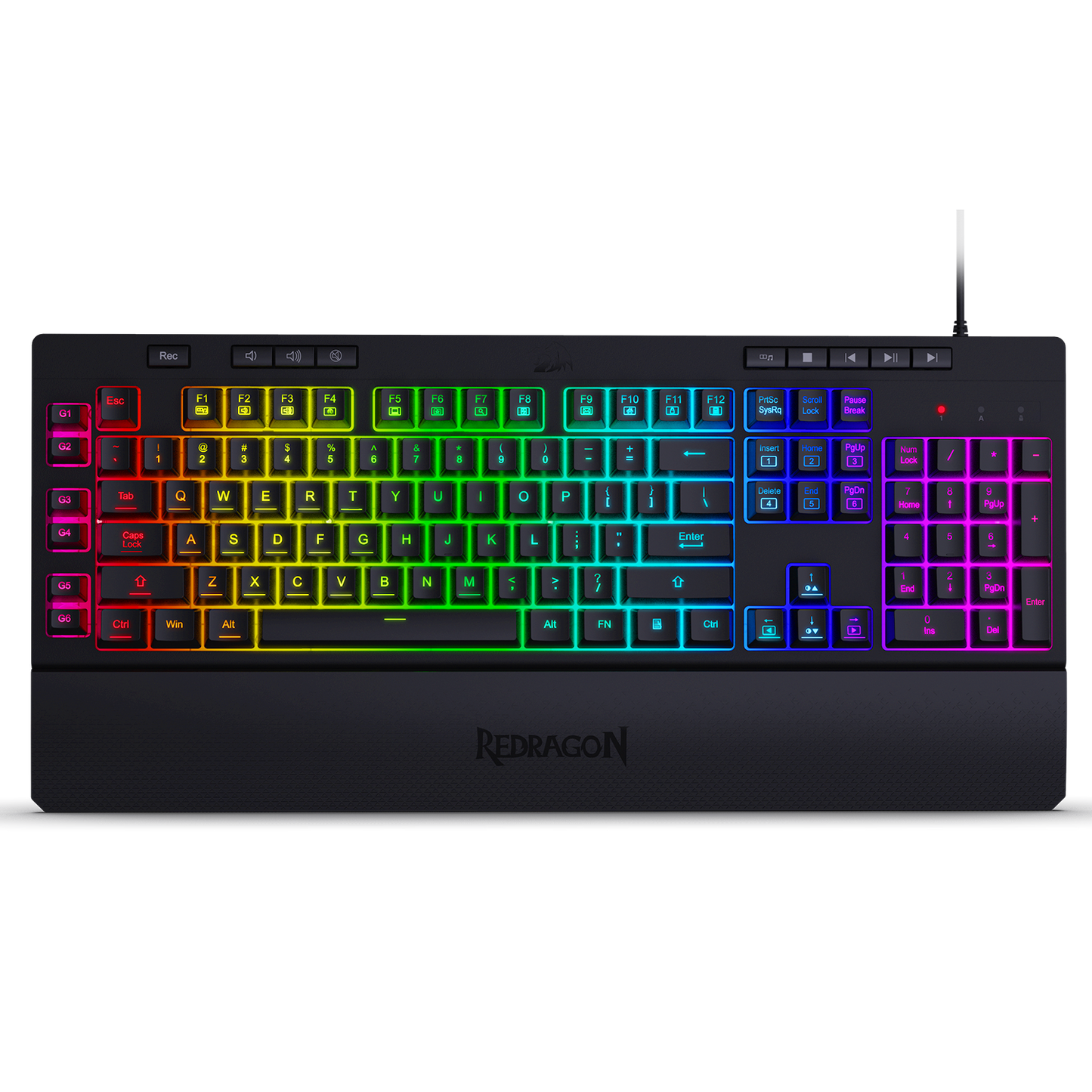 Redragon K512 Shiva RGB Backlit Membrane Gaming Keyboard