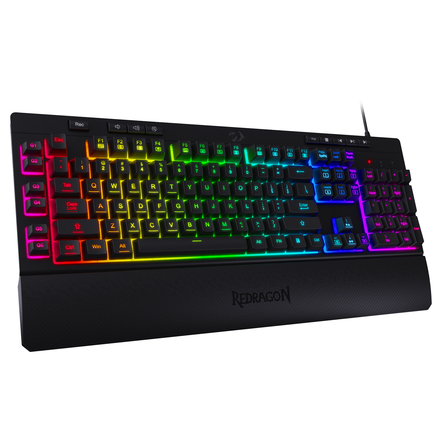 Membrane Gaming Keyboard with Multimedia Keys