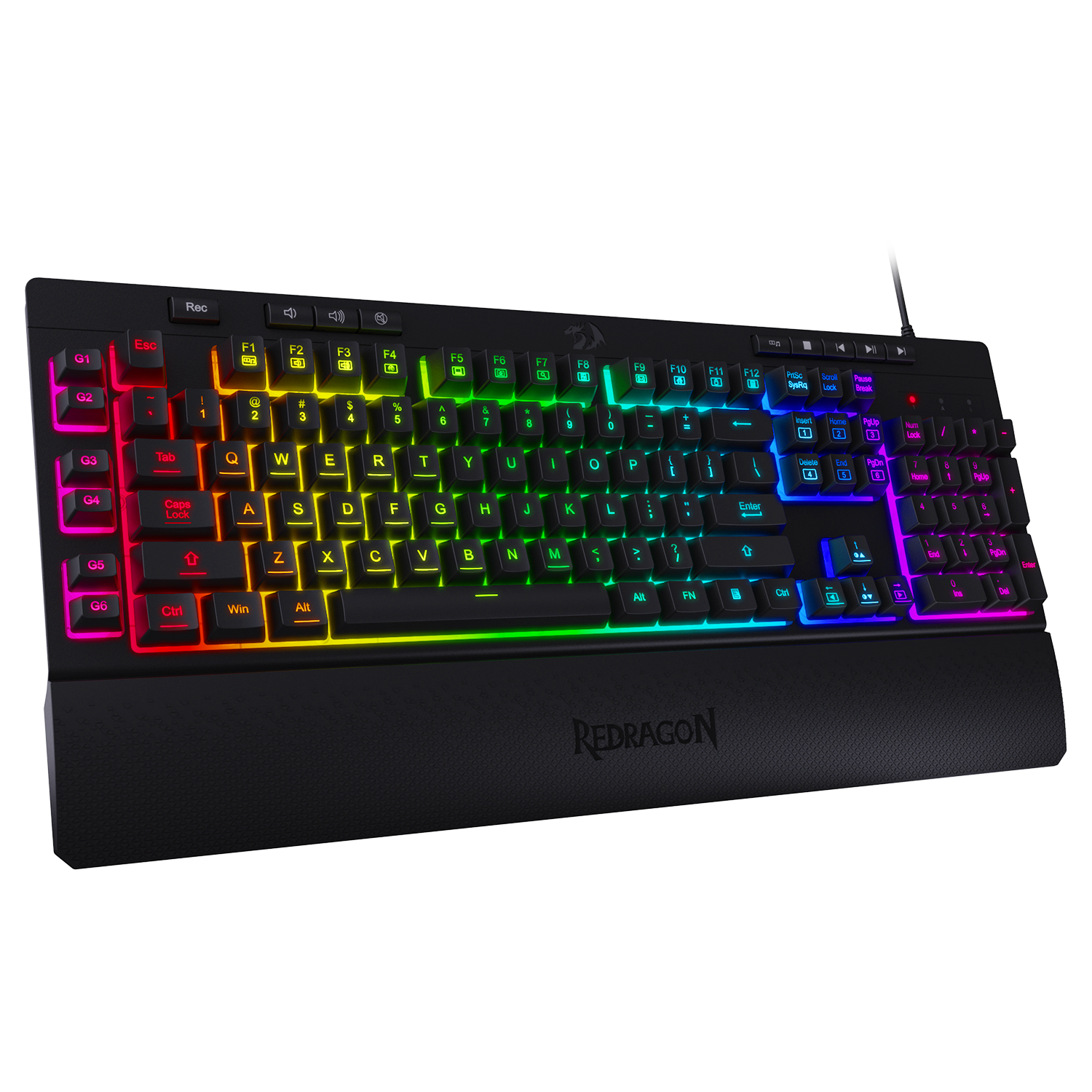 Membrane Gaming Keyboard with Multimedia Keys