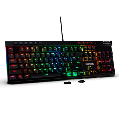 Redragon K580 VATA RGB LED Backlit Mechanical Gaming Keyboard with blue switches