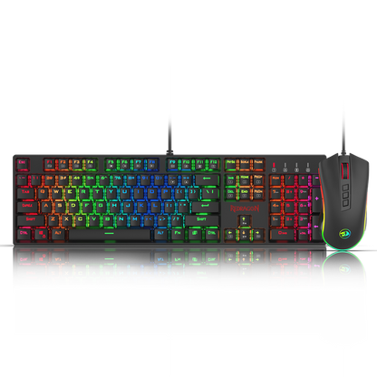 Redragon K582-BA Wired Mechanical Gaming Keyboard & M711 Cobra Gaming Mouse Combo