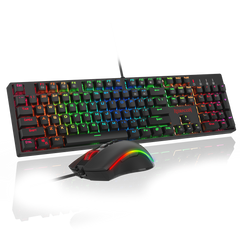 Redragon K582-BA Wired Mechanical Gaming Keyboard & M711 Cobra Gaming Mouse Combo