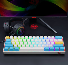3-Mode Wireless 61 Keys Compact Gaming Keyboard w/Custom Soft Linear Switches