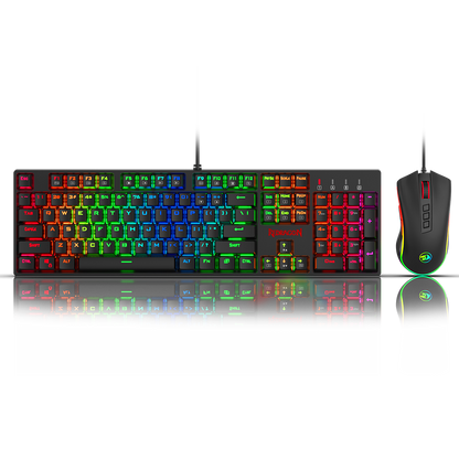 Redragon K582-BA Wired Mechanical Gaming Keyboard & M711 Cobra Gaming Mouse Combo