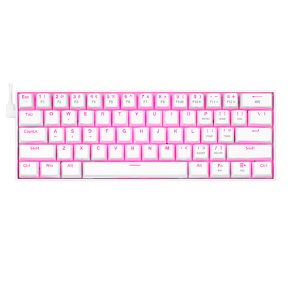 Redragon K630 Gaming Keyboard Pink LED