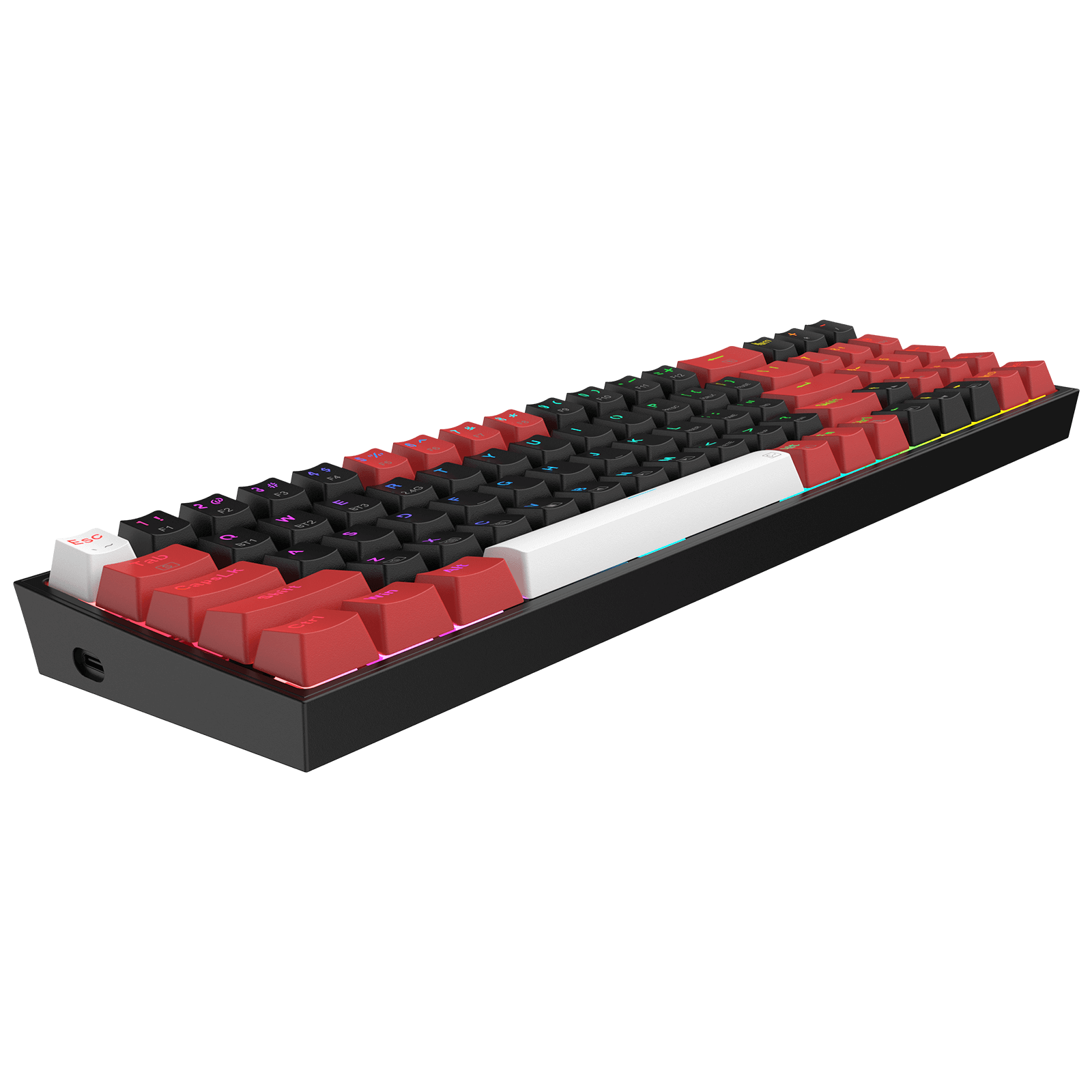 Redragon K628 PRO 75% 3-Mode Wireless RGB Gaming Keyboard