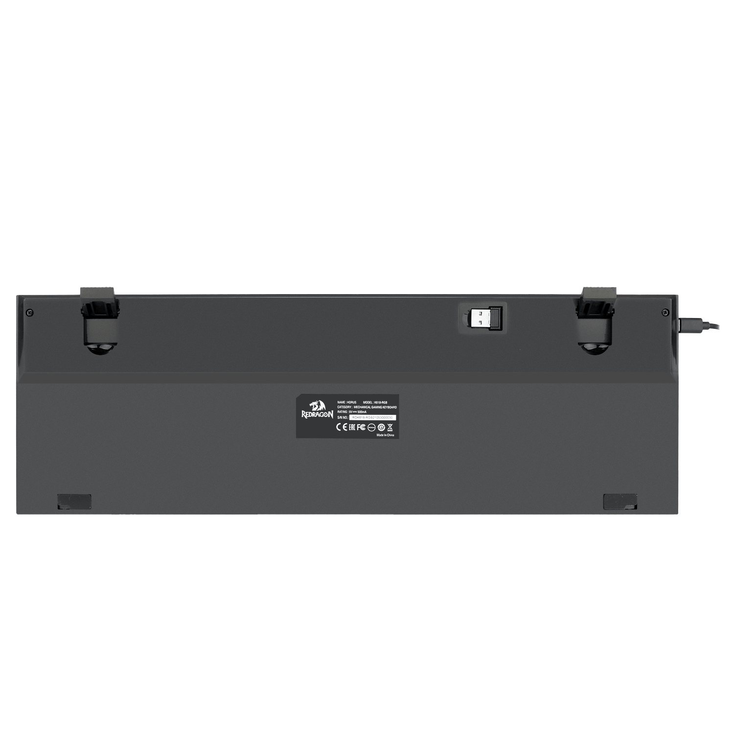 Redragon K618 Horus Mechanical Keyboard, Bluetooth/2.4Ghz/Wired Tri-Mode Ultra-Thin Low Profile Gaming Keyboard