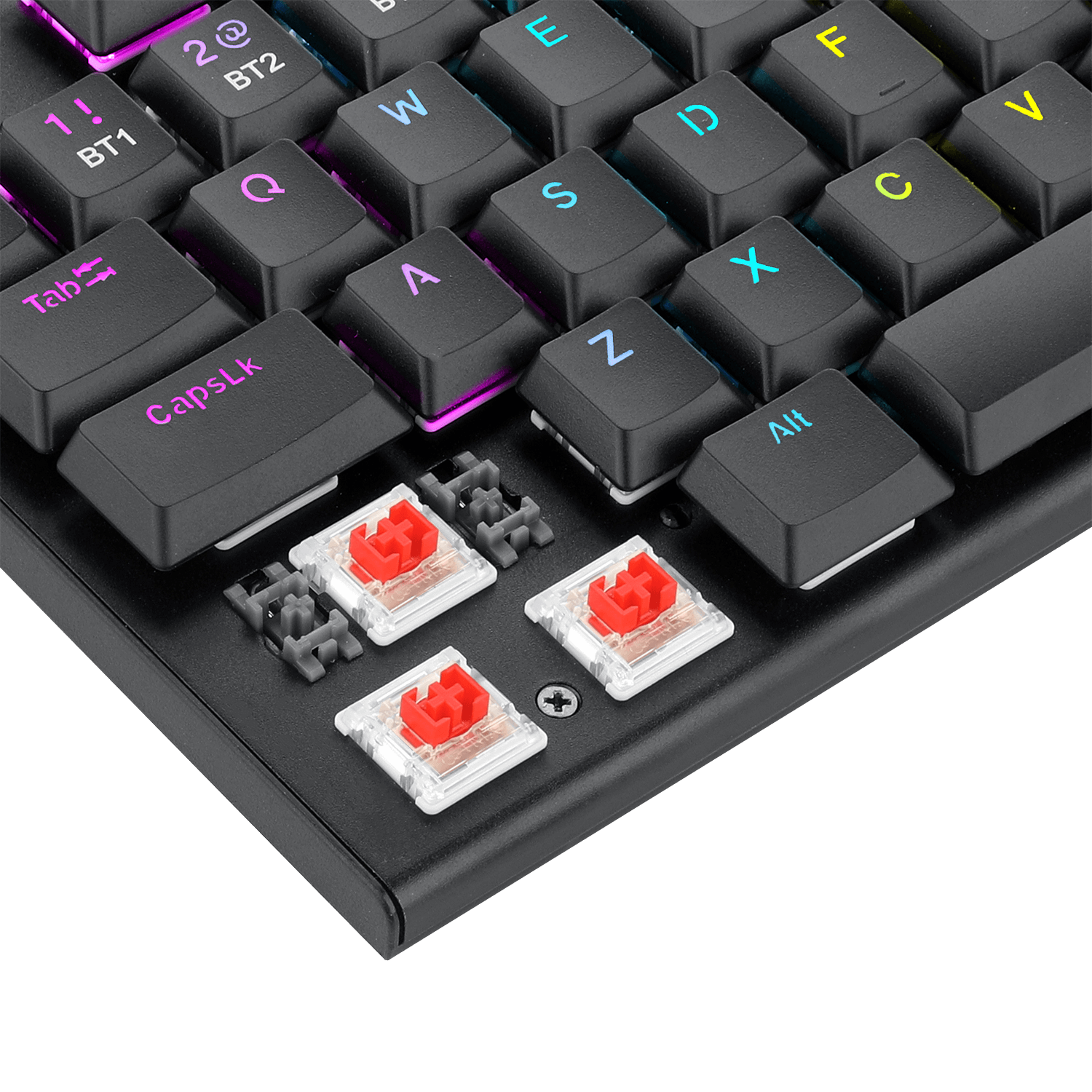 Ultra-Thin Low Profile Gaming Keyboard w/No-Lag Cordless Connection Open-box