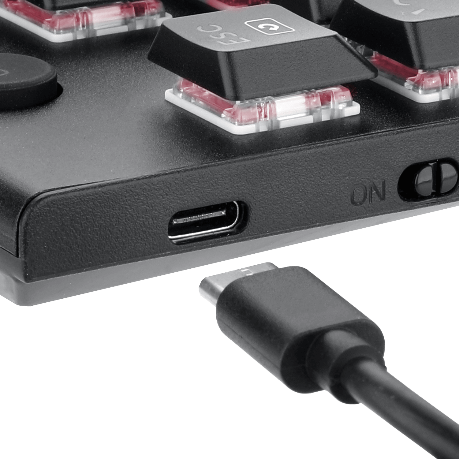 Redragon K618 Horus Wireless RGB Mechanical Keyboard, Bluetooth/2.4Ghz/Wired Tri-Mode Ultra-Thin Low Profile Gaming Keyboard