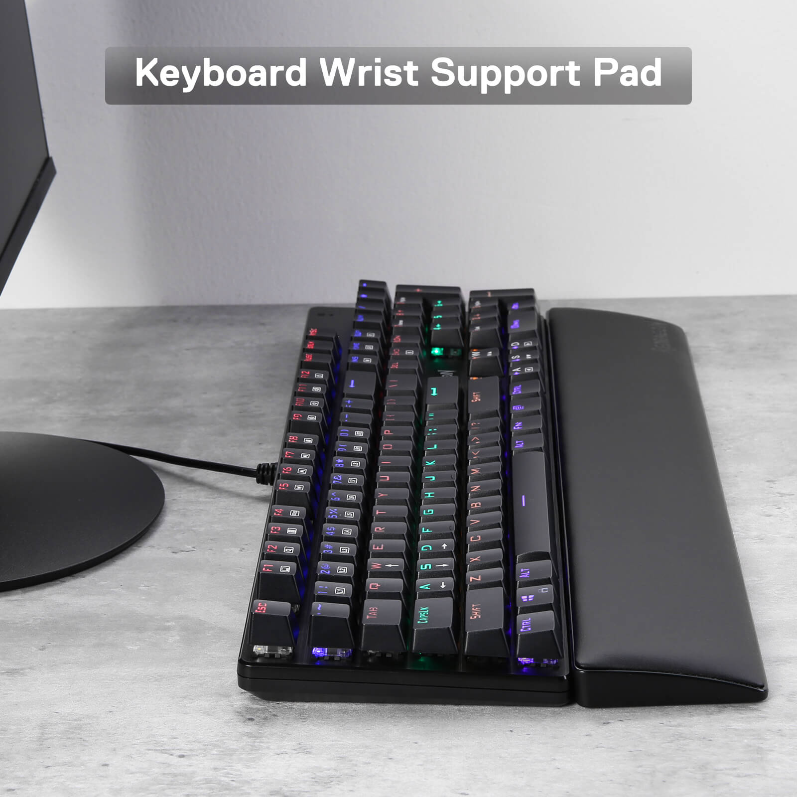 Redragon Meteor Computer Keyboard Wrist Rest Pad Black – Redragonshop
