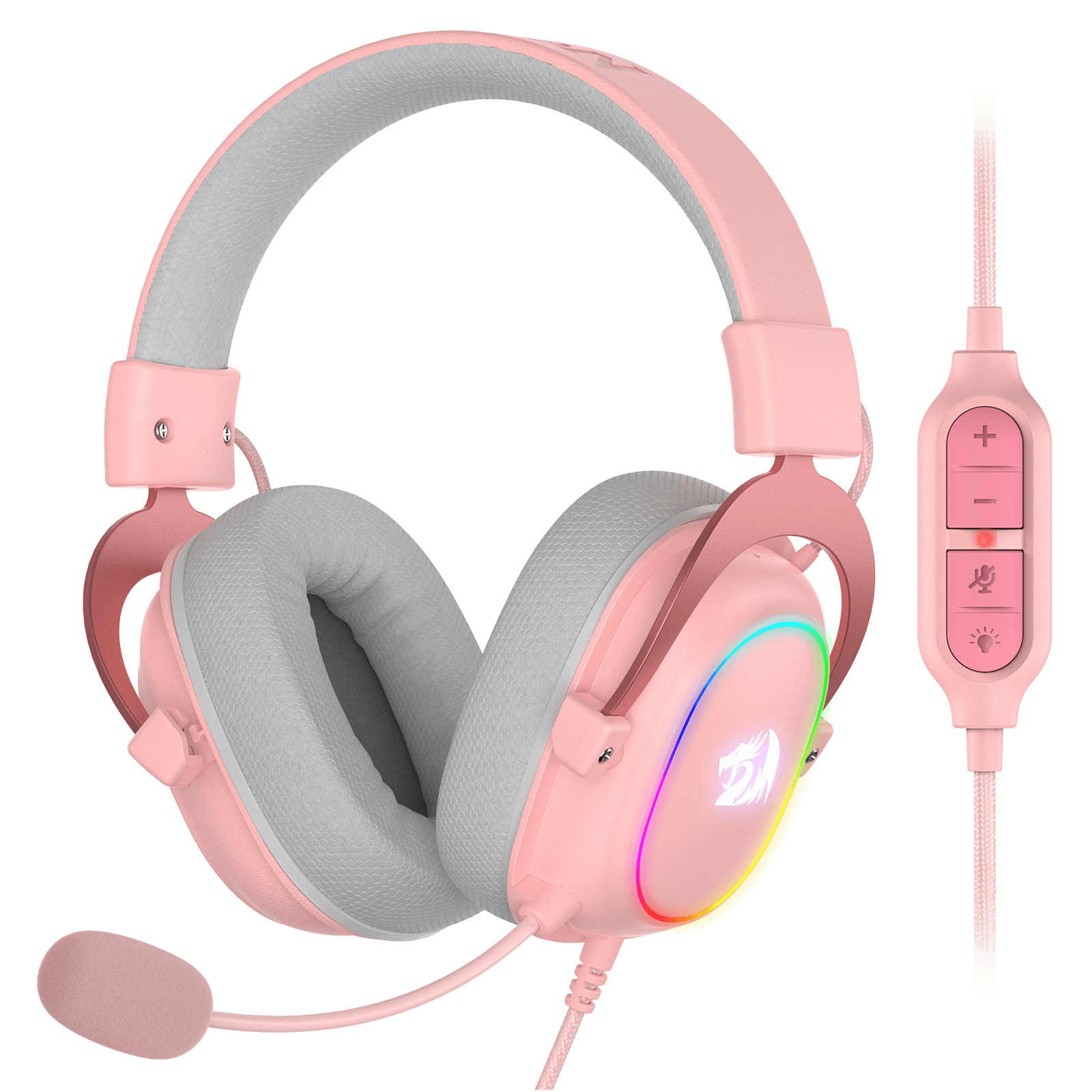 Redragon H510 ZEUS-X Cute & Kawaii Pink Gamer Headphones for Girls