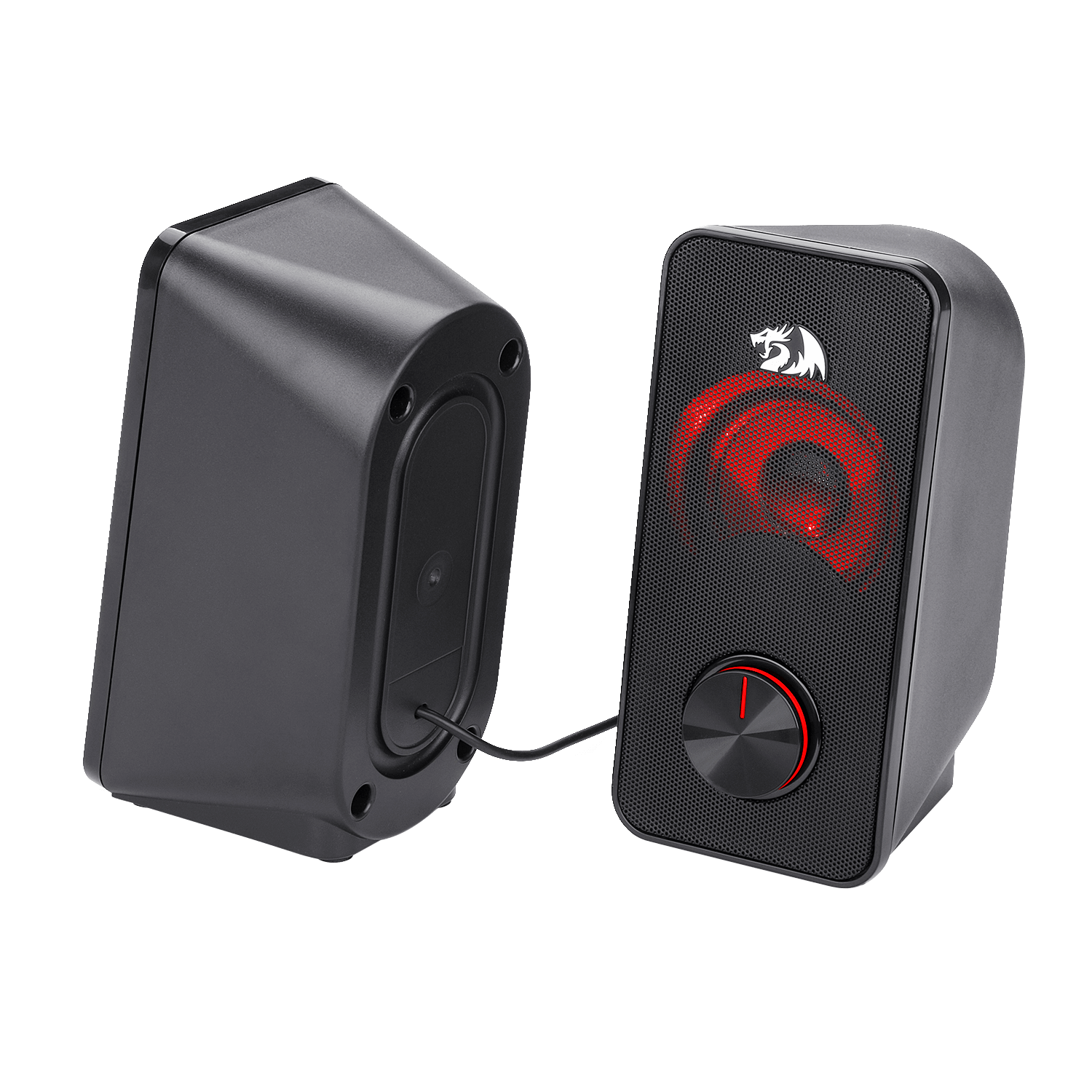 PC Gaming Speaker with Red Backlight