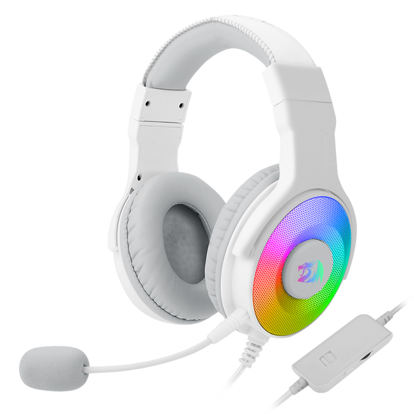 Redragon White RGB Gaming Headset PANDORA H350 for PC