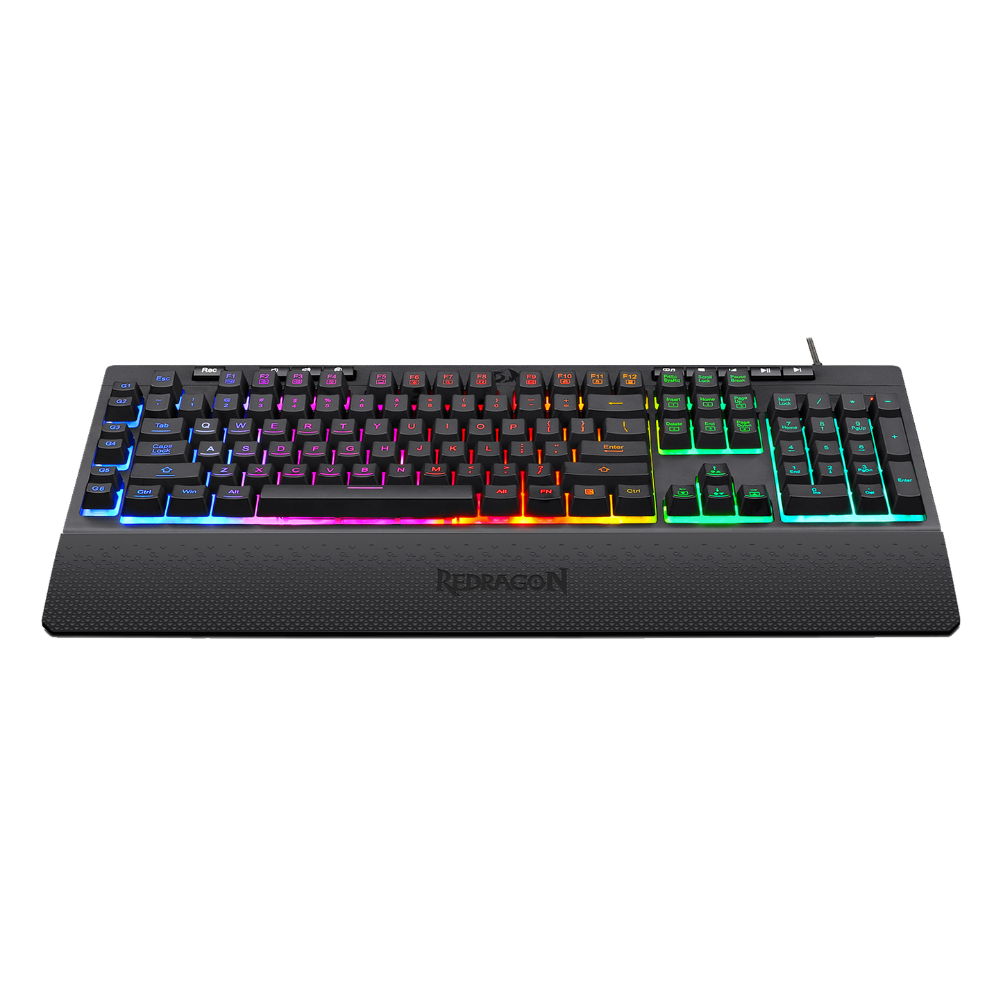 Redragon K512 SHIVA RGB Membrane Gaming Keyboard with Multimedia Keys