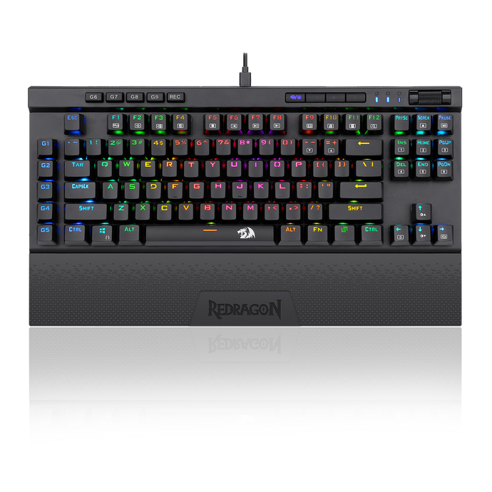 Redragon K587-PRO 87 Keys Compact RGB TKL Mechanical Gaming Keyboard 1