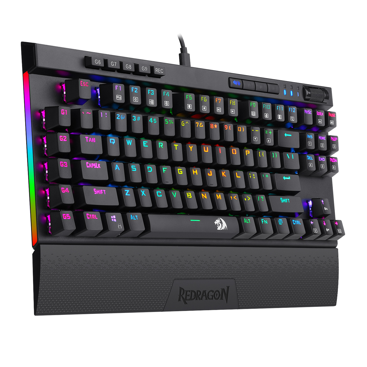 Redragon K587-PRO 87 Keys Compact RGB TKL Mechanical Gaming Keyboard 7