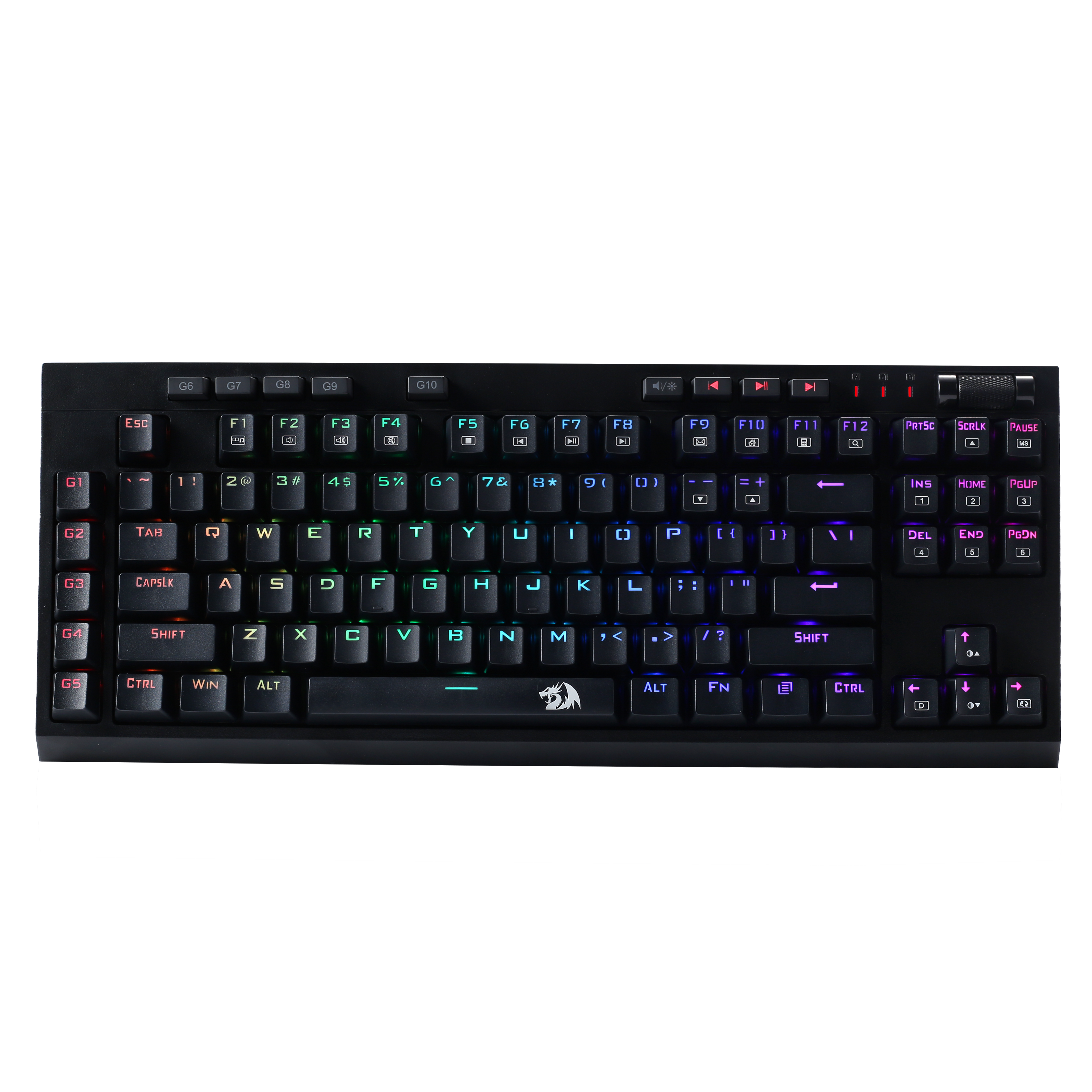 Wireless Gaming Keyboard | RGB Mechanical Keyboard | 87 Keys TKL
