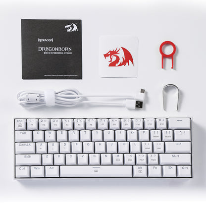 Redragon K630 Dragonborn 60% Wired RGB Gaming Keyboard