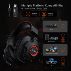 LTC SoundSlave 2.4G Wireless/Wired Gaming Headset,
