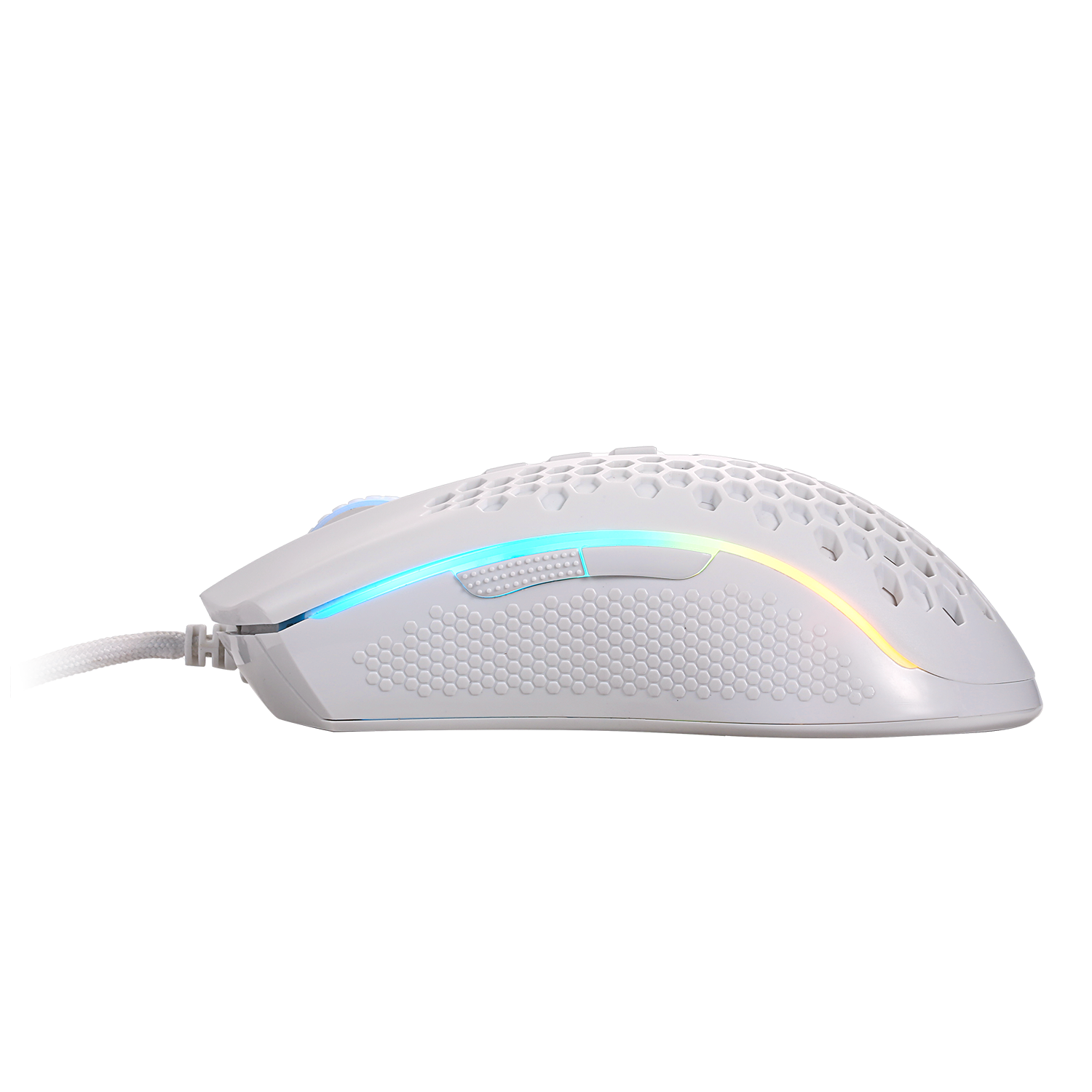 redragon m808 honeycomb mouse white