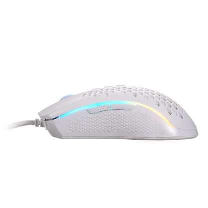 redragon m808 honeycomb mouse white