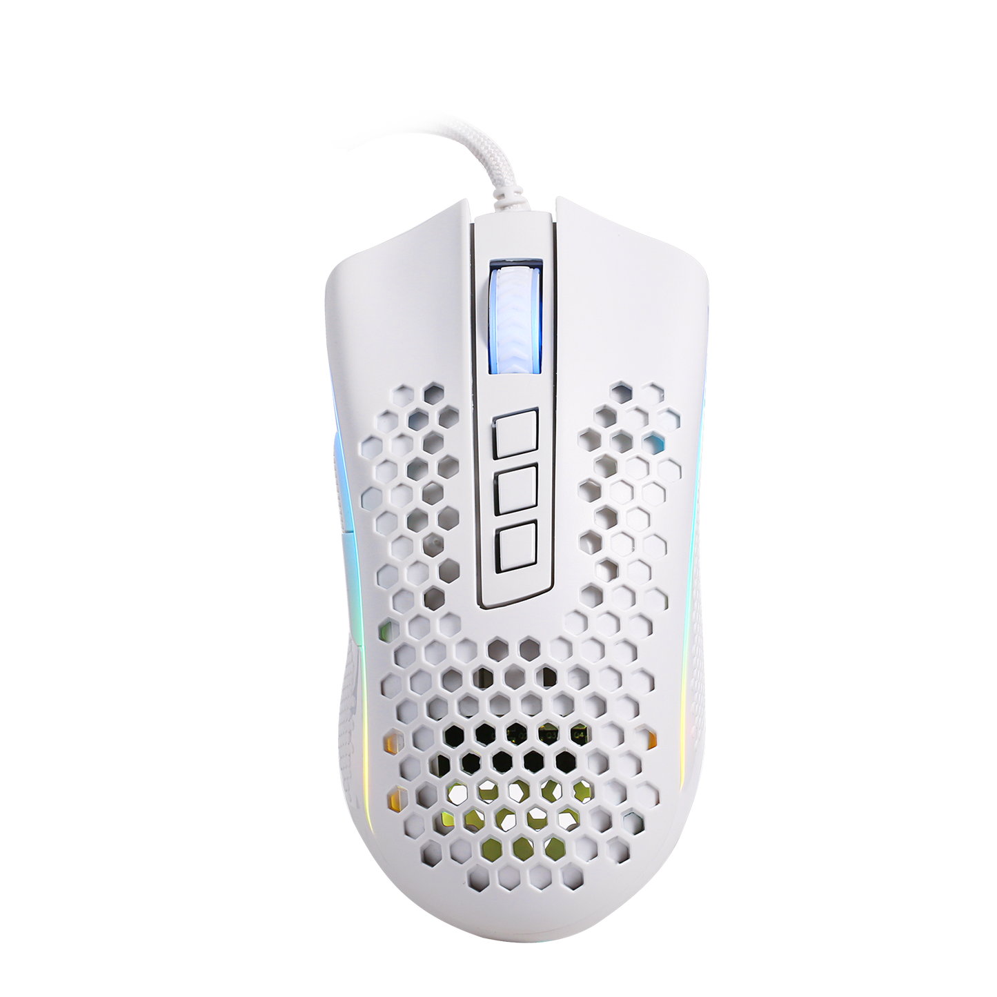 white redragon m808 honeycomb mouse