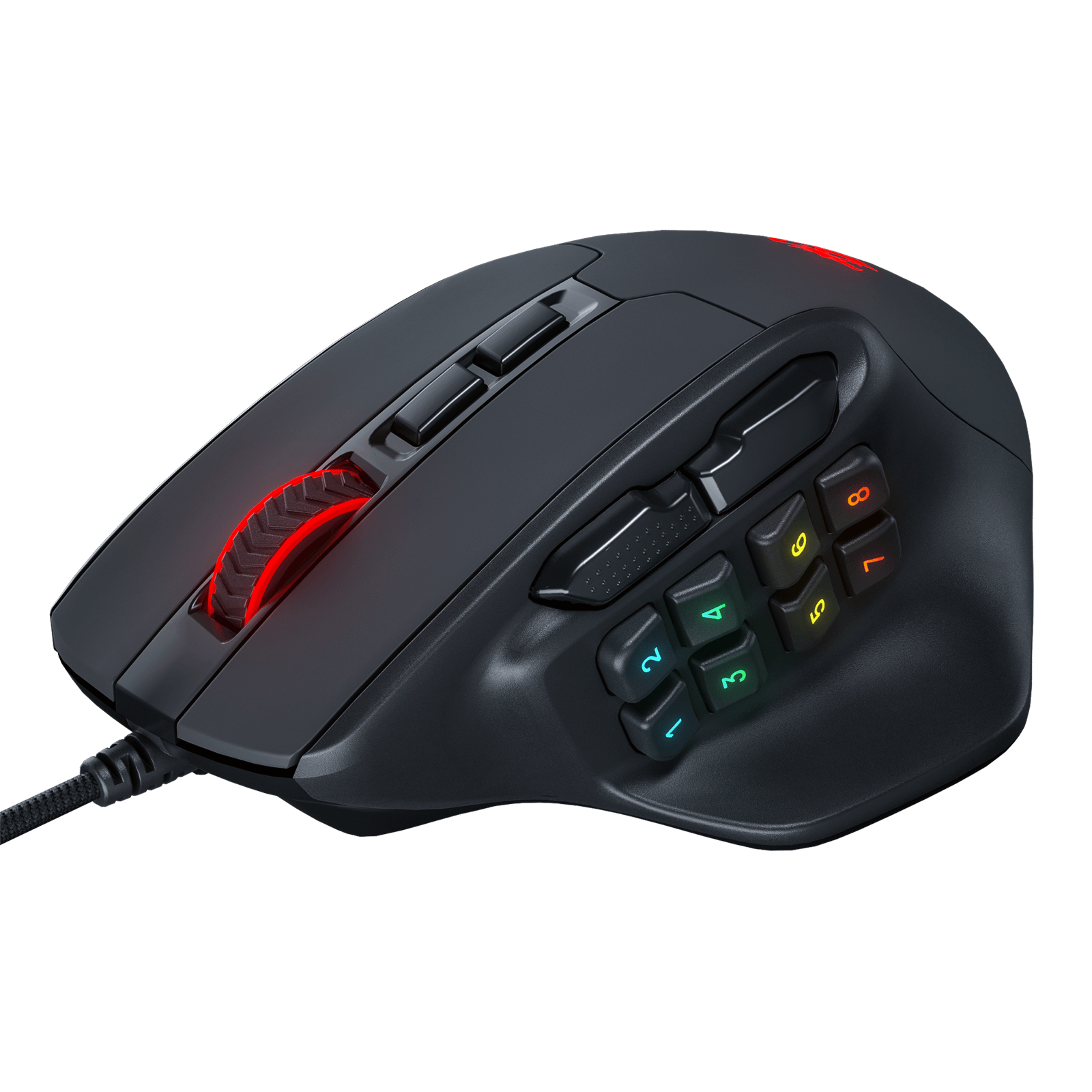 Redragon M811 Aatrox MMO Gaming Mouse with 15 Programmable Buttons ...