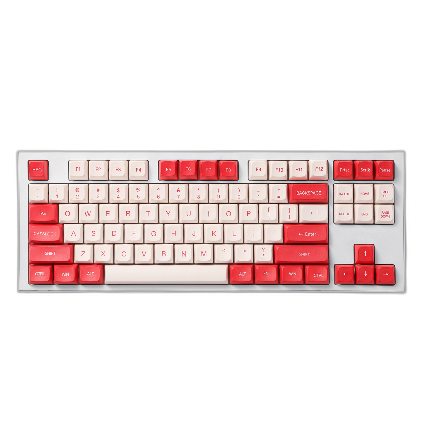 PBT Double Shot 112-Key Keycaps Set, KDA Profile for ANSI Layout 61/68/84/87/104 Keys Mechanical Keyboard