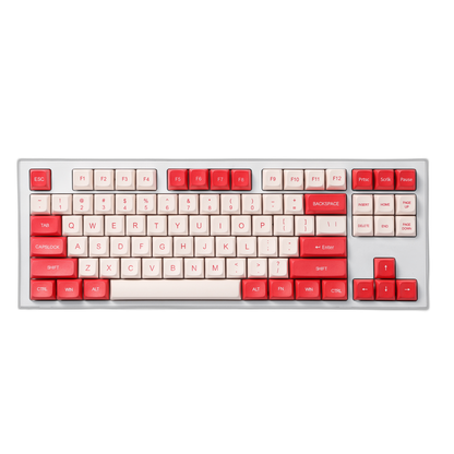 PBT Double Shot 112-Key Keycaps Set, KDA Profile for ANSI Layout 61/68/84/87/104 Keys Mechanical Keyboard