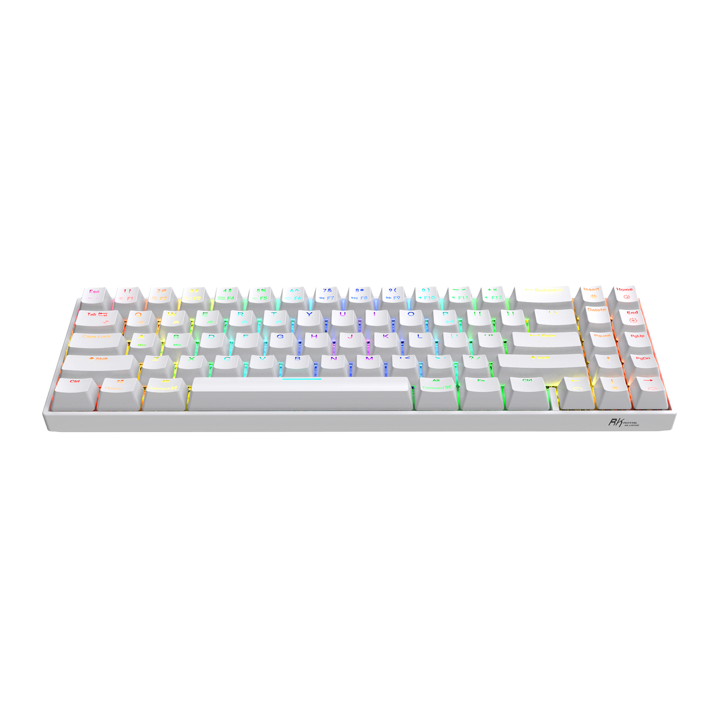 RK71 70% RGB Wireless Mechanical Gaming Keyboard with Stand-Alone Arrow Keys, Brown Switches