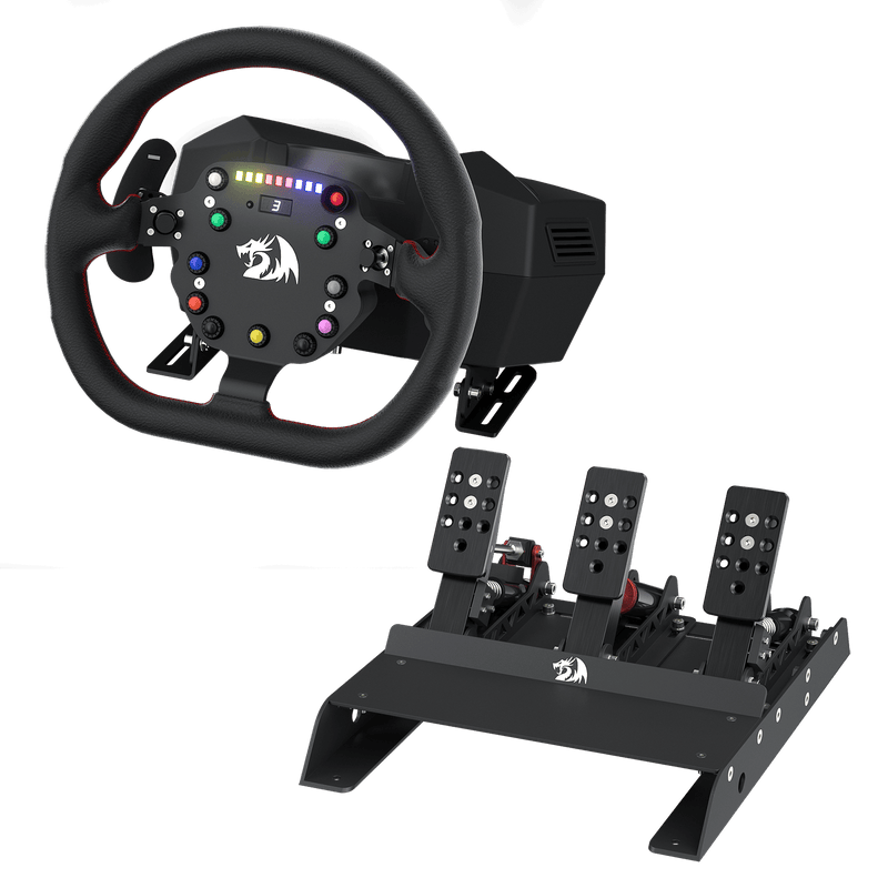 Redragon GT32 TRUEFORCE Racing Wheel & Pedals for Computer Gamers –  Redragonshop