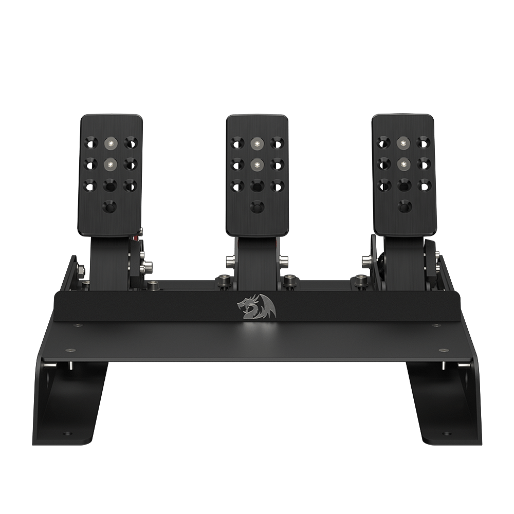 Redragon GT32 TRUEFORCE Racing Wheel & Pedals for Computer Gamers ...