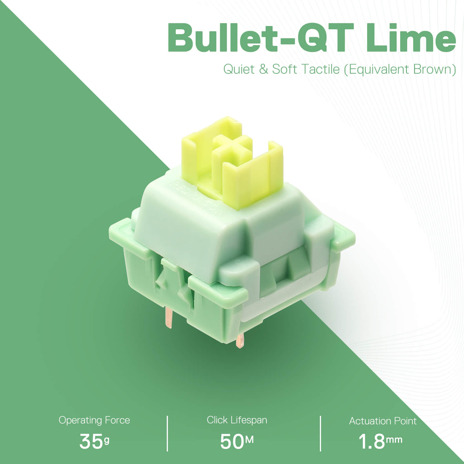 Bullet-QT A113 Mechanical Switch (24 pcs Switches)