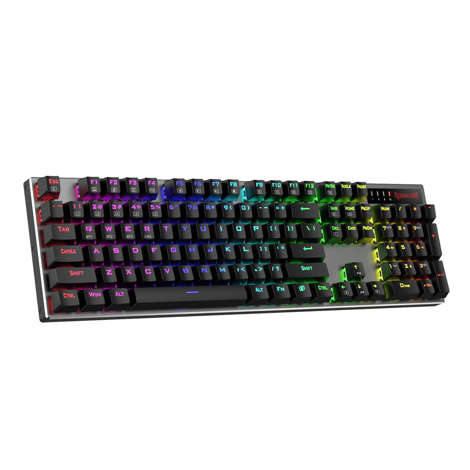 Redragon K556 PRO Upgraded Wireless Aluminum RGB Gaming Keyboard(Open-box)