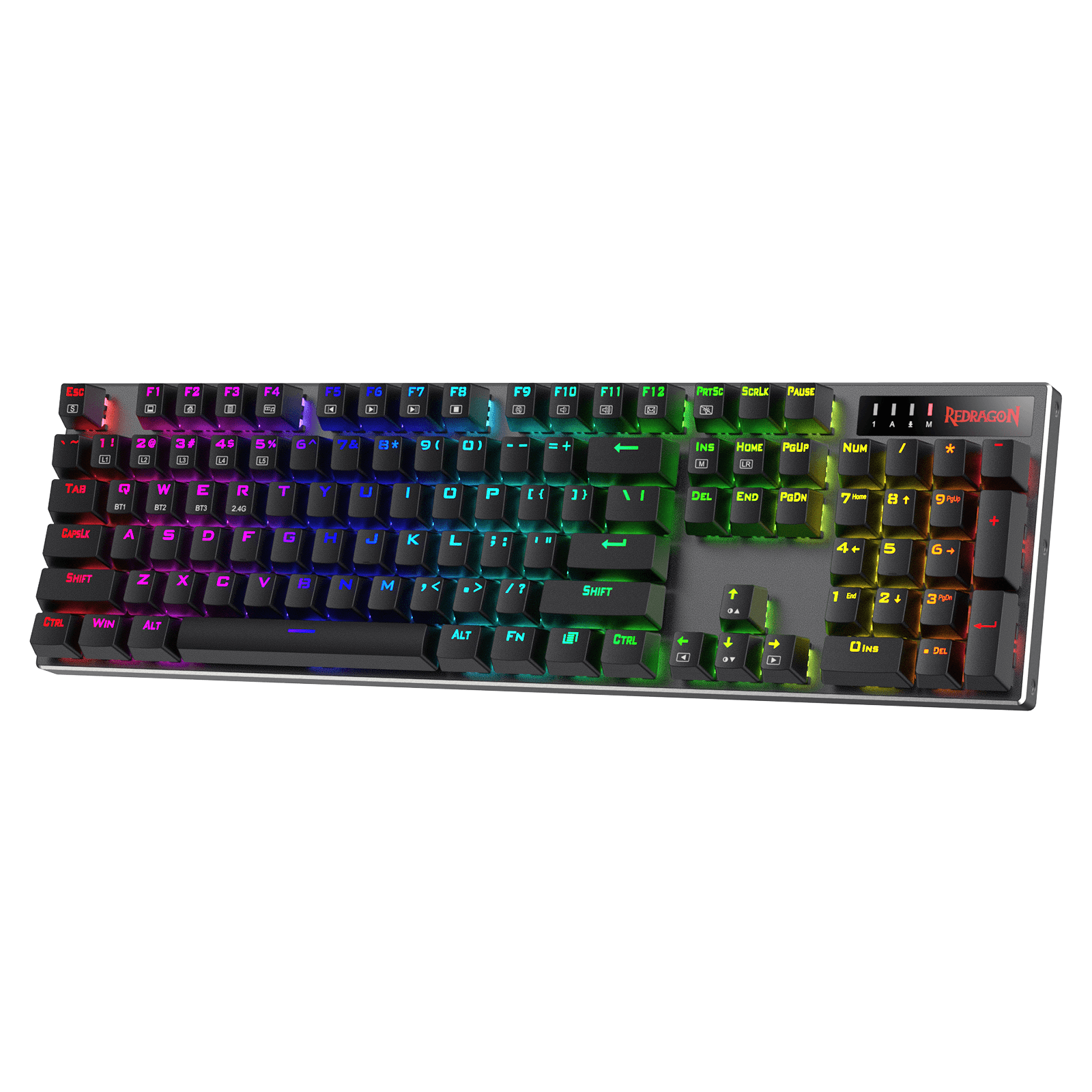 Redragon K556 PRO Upgraded Wireless RGB aluminum Gaming Keyboard