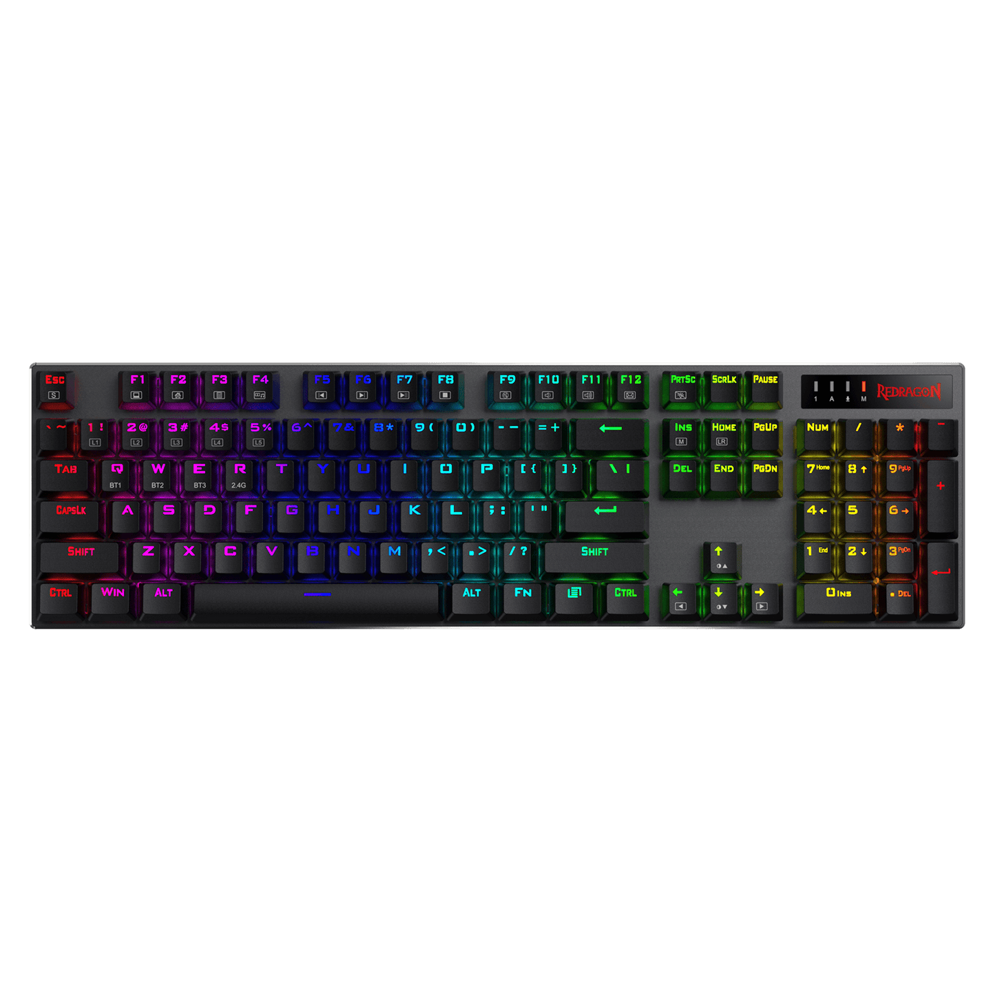 Redragon K556 PRO Upgraded aluminum  Wireless RGB Gaming Keyboard