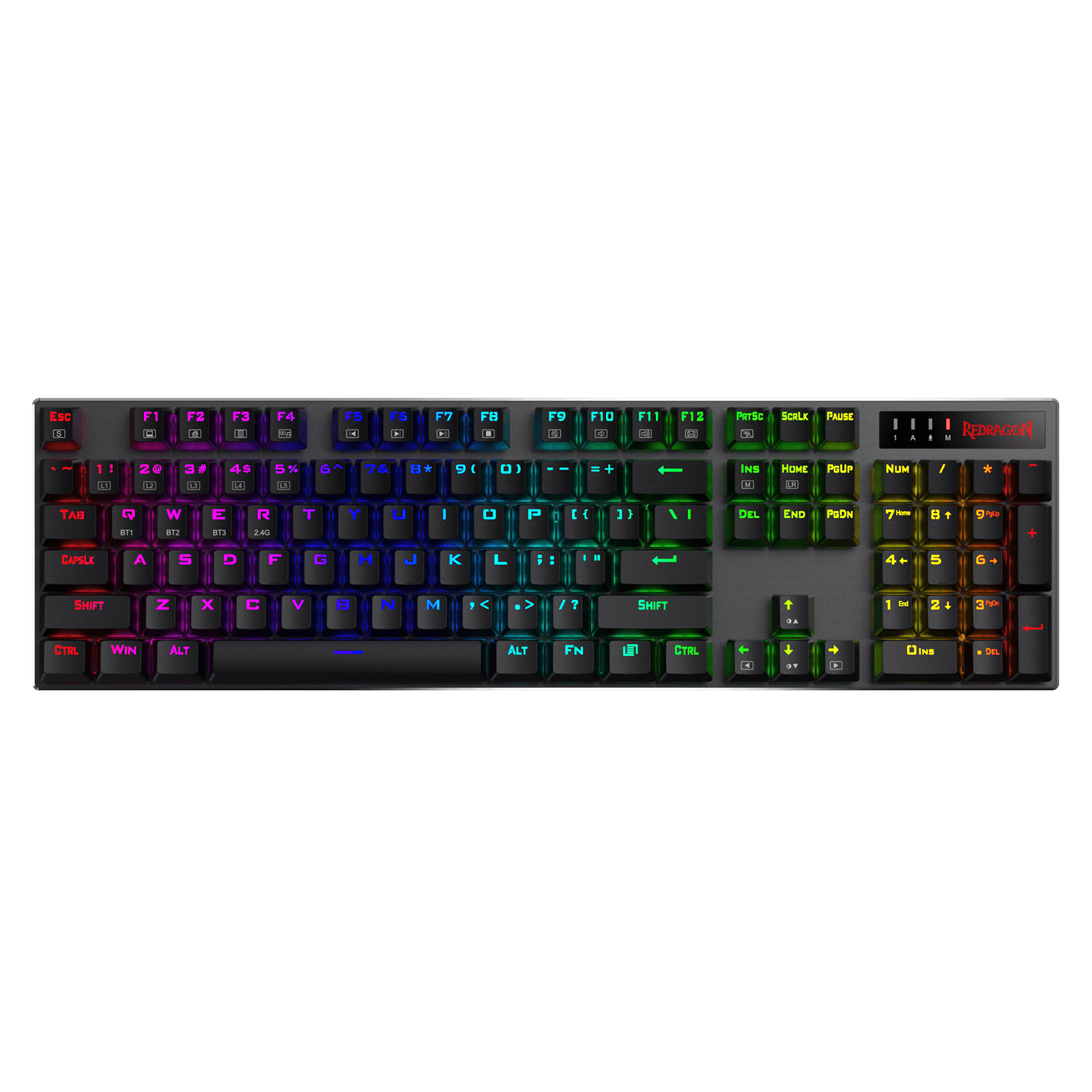 Redragon K556 PRO Upgraded aluminum  Wireless RGB Gaming Keyboard