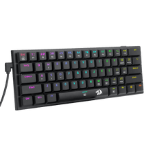 Slim Compact 61 Keys RGB Gaming Keyboard w/Low Profile Linear Red Switches