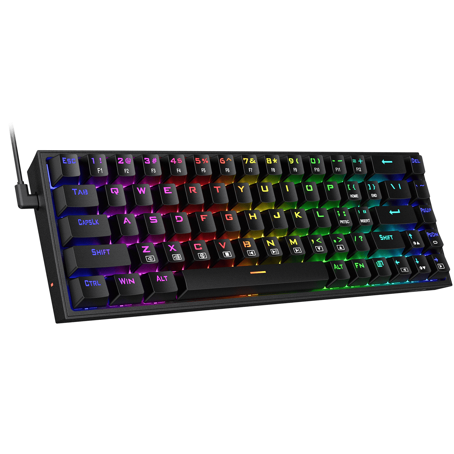 Redragon K631 Castor 65% Wired RGB Gaming Keyboard