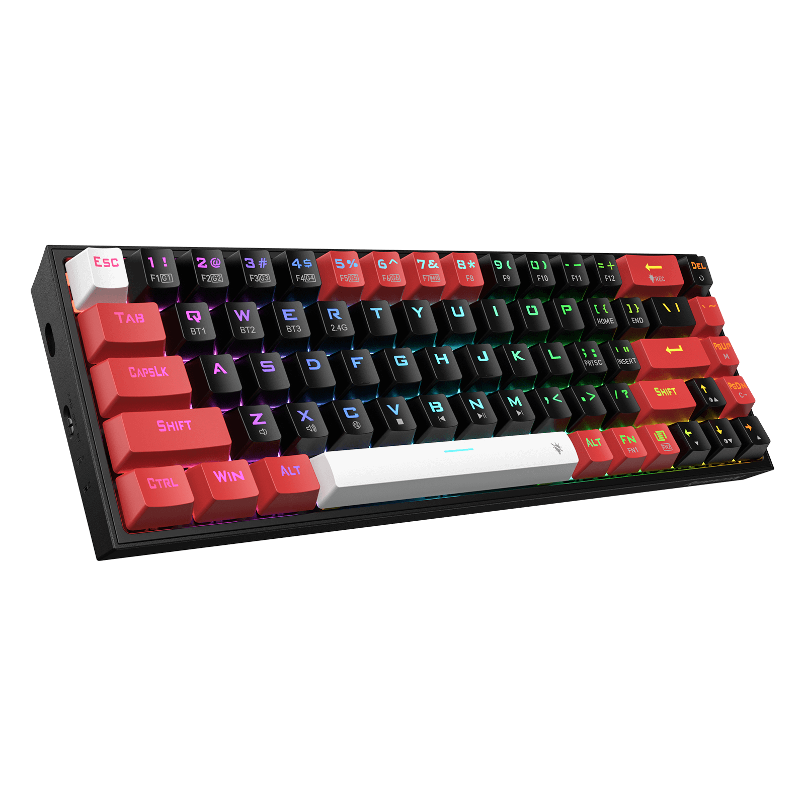 Redragon K631 PRO 65% 3-Mode Wireless RGB Gaming Keyboard