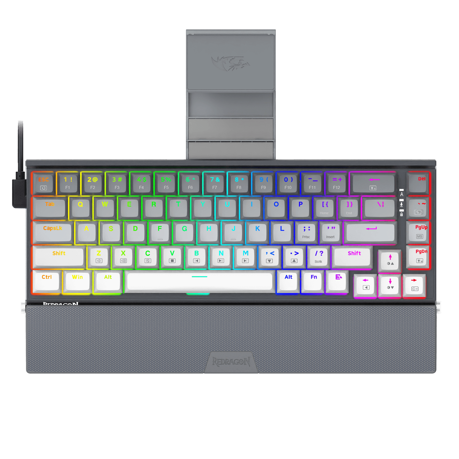 Shaco Pro Redragon K641 SHACO PRO 65% Aluminum Mechanical Keyboard, Blue & Grey ...