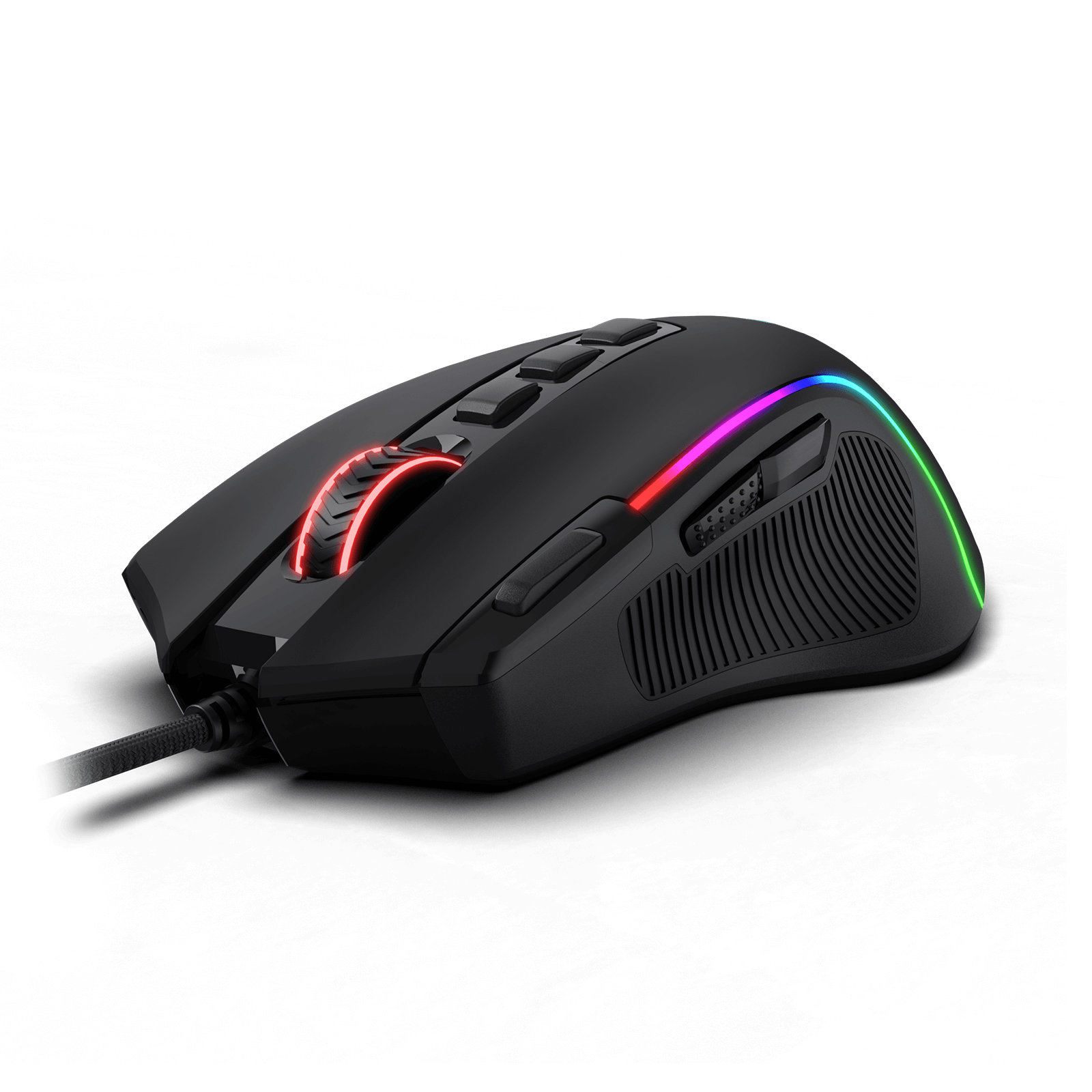 Redragon Gaming Mouse, Wireless Mouse Gaming with 8000 DPI, PC Gaming Mice  with Fire Button, RGB Backlit Programmable Ergonomic Mouse Gamer