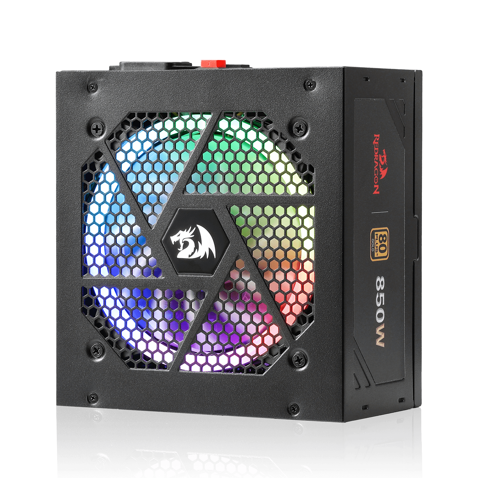 PC Power Supply 750W 100-240V ATX RGB Fully Modular 14cm Smart Temperature  Control Fan 80 Plus Gold Gaming Computer PC Power Supply