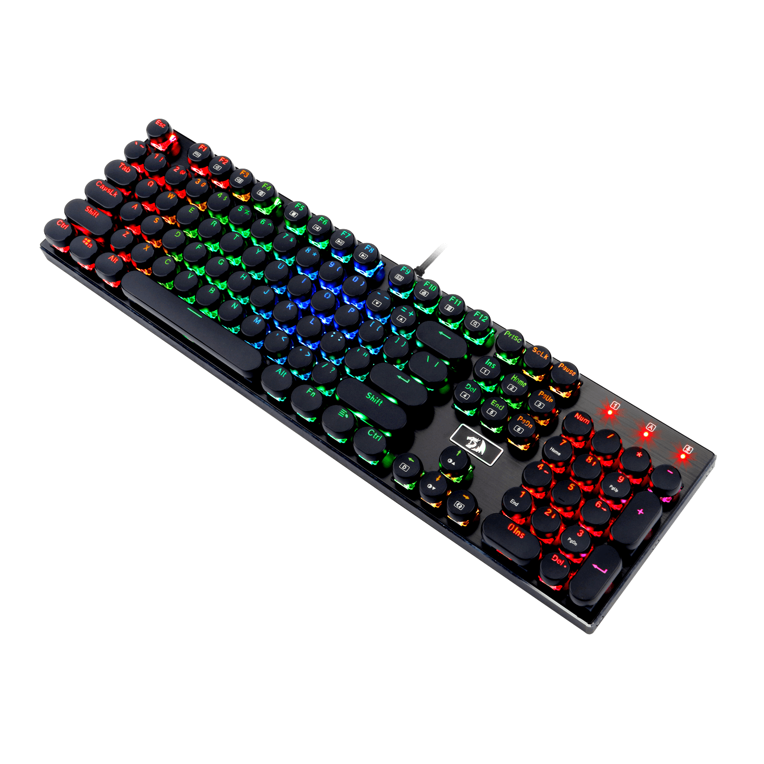 Redragon DEVARAJAS K556-RK Mechanical Gaming Keyboard with rounded keycaps