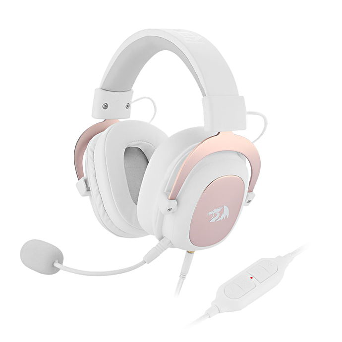 White gaming headphones with mic sale