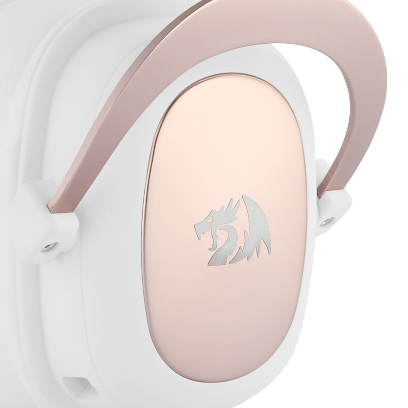 white & pink gaming headset - ps4