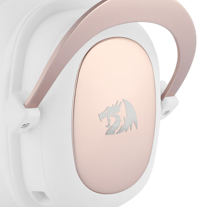 white & pink gaming headset - ps4