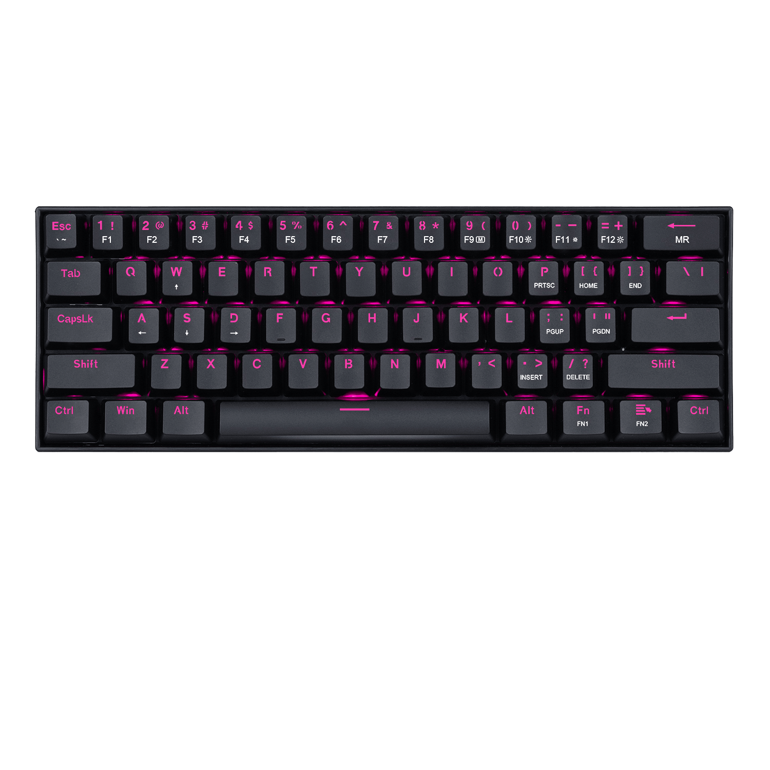 Redragon K630 60% Mechanical Keyboard Pink LED Backlit