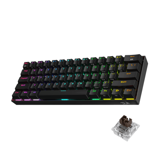 redragon k530 wireless keyboard with brown switches