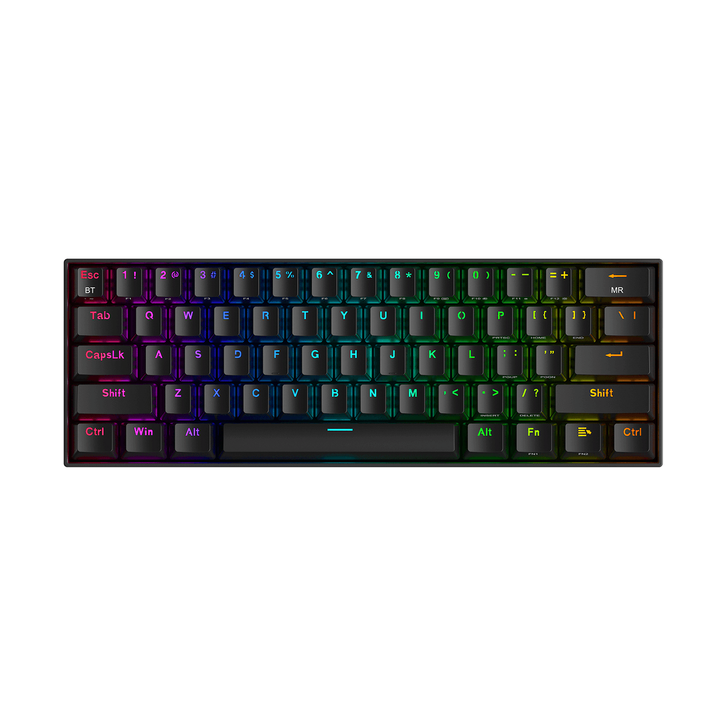 60% Compact bluetooth RGB Wireless Mechanical Keyboard